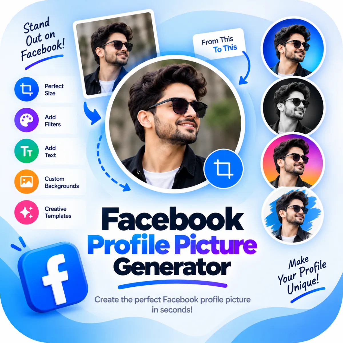 Facebook Profile Picture Generator