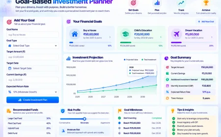 Goal-Based Investment Planner