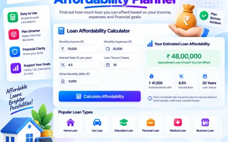 Loan Affordability Planner